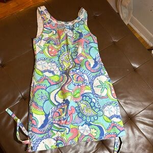 Knee length, size 6, starfish zipper pull